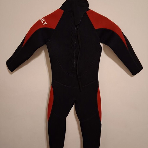 Saily Junior 3mm Kids Wetsuit Scuba Force like new, black/red, size 6