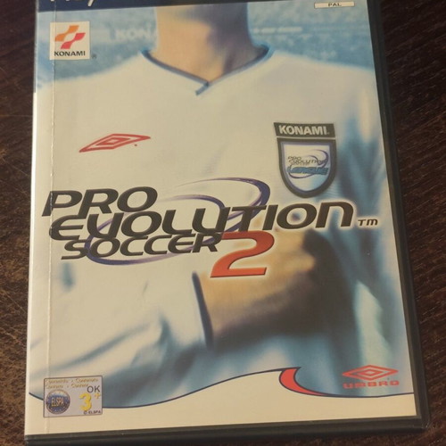 Pro Evolution Soccer 2 PS2 game used, cover and media signs of use