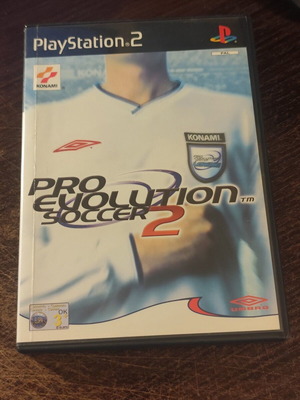 Pro Evolution Soccer 2 PS2 game used, cover and media signs of use