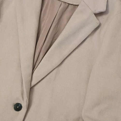 Coat like new, lightly worn, powder color, size L
