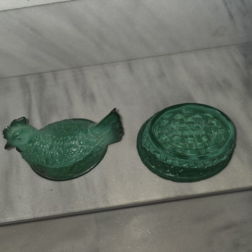 Malachite decoration like new