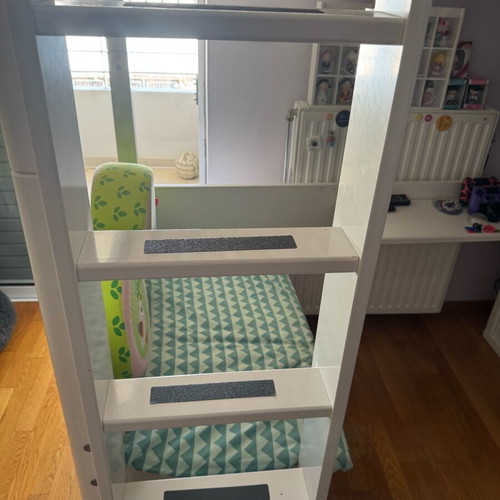 Flexa White 3 in 1 | Premium children's loft bed with mattress &