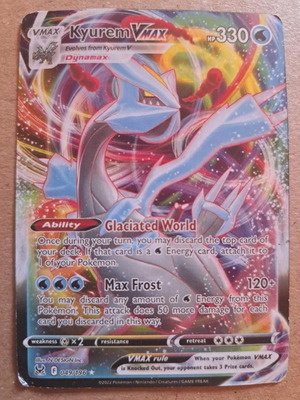 Kyurem VMAX 049/196 Pokemon Lost Origins in excellent condition