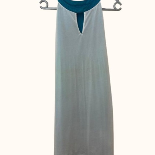 Orsay Ombre Pleated Dress size 38 EUR like new, turquoise blue