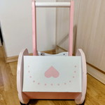 Playtive Wooden Doll Stroller vintage style, like new