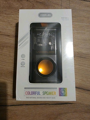 Wireless speaker new, black, max power 5 watt