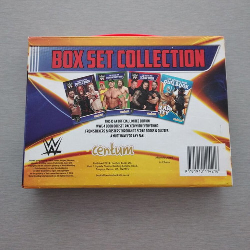 WWE 4 Book Box Set Collection used, kids pro-wrestling books