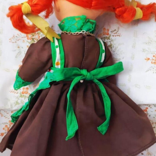 Vintage Pippi Longstocking Doll El Greco 38cm like new 80s