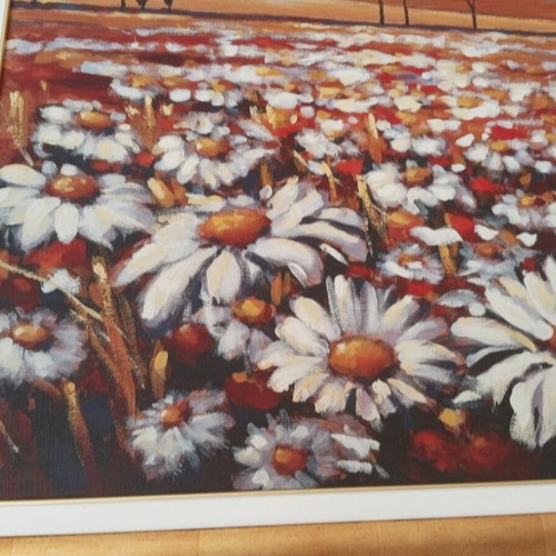 M. Occhini Canvas Painting with Frame like new