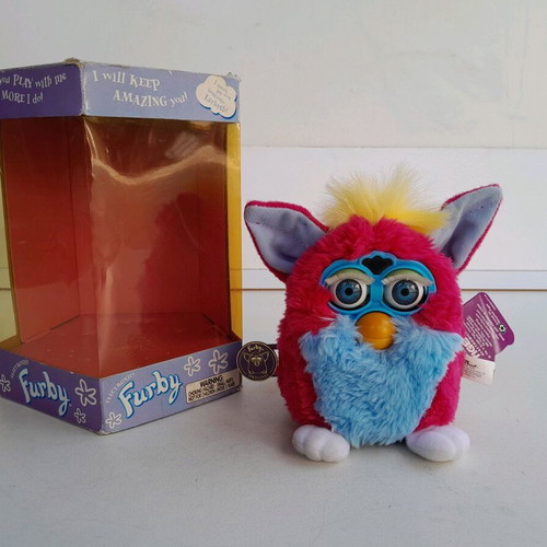 Furby Sherbet 1999 Tiger Electronic new, first generation, pink and blue