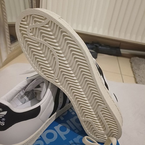 Adidas Superstar 82 leather new, size 38, black and white
