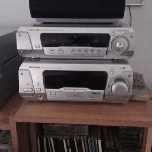 Technics stereo system used, 4 pieces with cassette and radio