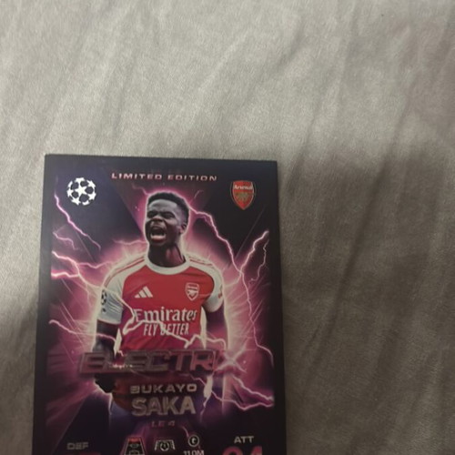 Saka Electric Limited Edition Trading Card like new