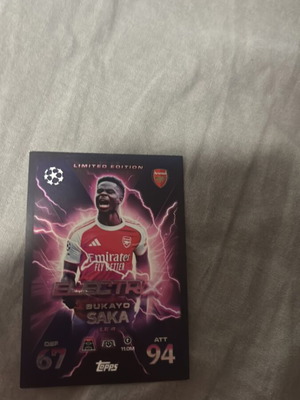 Saka Electric Limited Edition Trading Card like new