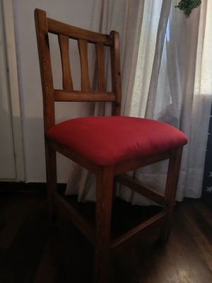 Chair made of Swedish wood used, cushion available in turquoise