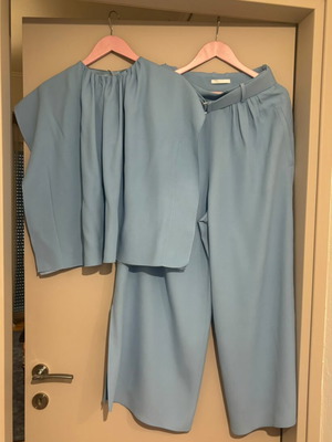 Boss Relaxed Fit Set Pant and Top new, blue turquoise