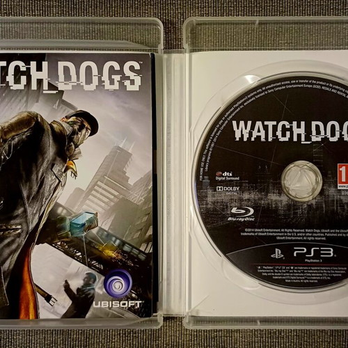 Watchdogs PlayStation 3 game used, complete and in excellent condition