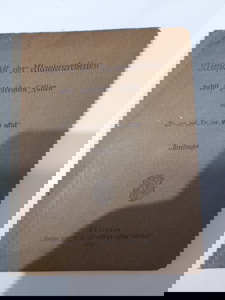 Etethodik der Klausurarbeiten παλιό γερμανικό βιβλίο έκδοση 1896
