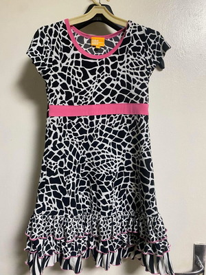 Children's summer dress like new, size 10 years, colorful