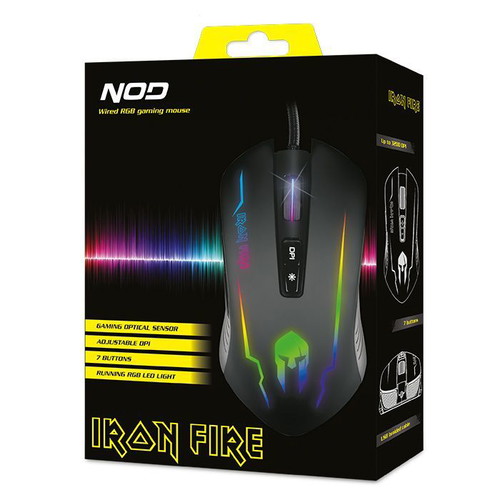 Ενσύρματο RGB Gaming Mouse NOD IRON FIRE με ανάλυση έως 3200DPI