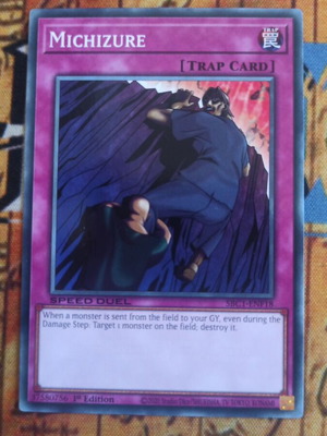 Michizure Trap Card σαν καινούργιο για Yu-Gi-Oh! Speed Duel και Goat