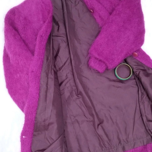 Hand Knitted Women's Cardigan Mohair New, Size S-M-L Oversize