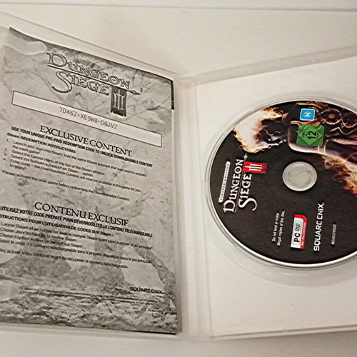 Dungeon Siege 3 PC game used, like new