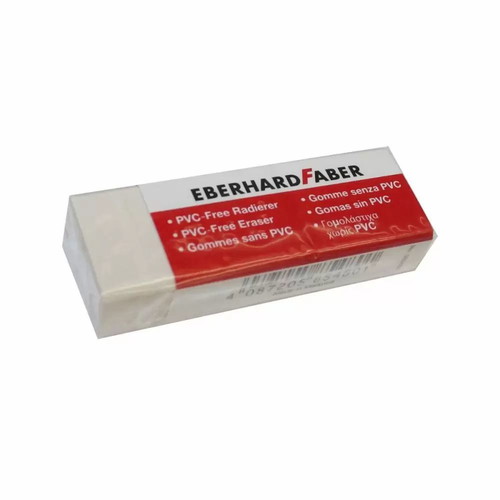 Faber eraser white new