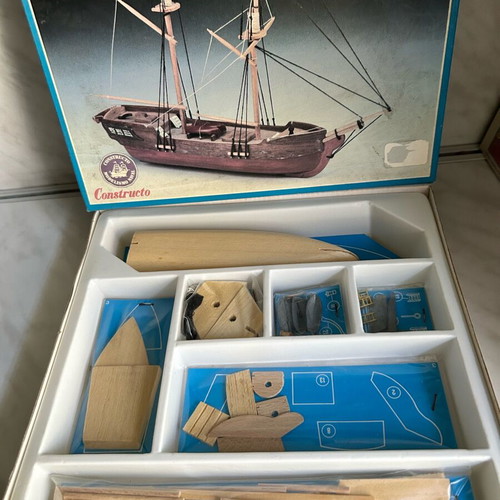 Wooden boat kit for static modeling new