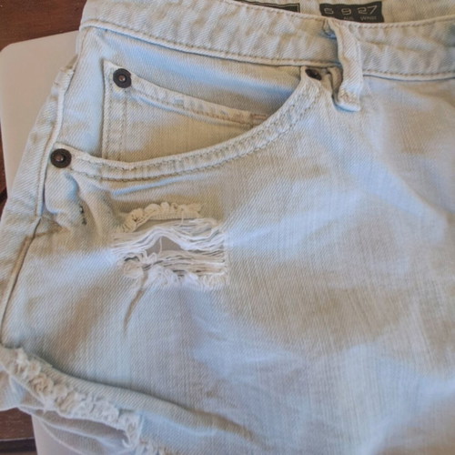 Volcom Women's Denim Shorts Like New with Front Rips