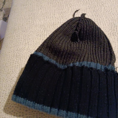 Knit cap used, one size