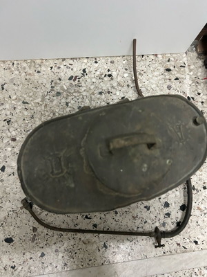 Backpack sprayer used, copper