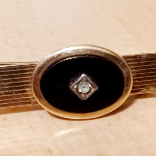 Kreisler USA tie clip gold plated 14k like new