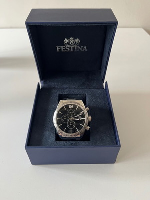 Ρολόι Festina Timeless Chronograph σαν καινούργιο, ασημί