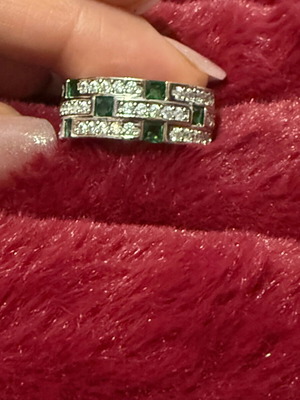 Δαχτυλίδι μασίφ καινούργιο, πολύχρωμο