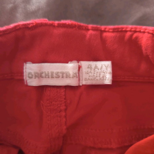 Red pants for boy size 4 Orchestra like new
