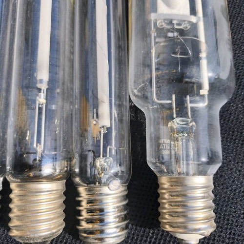 Metal halide lamps used, double spectrum, set of 7, decorative