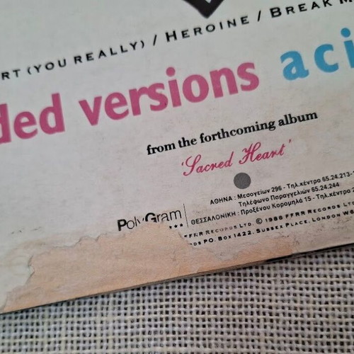 Shakespear's Sister Break My Heart 12' used, electronic