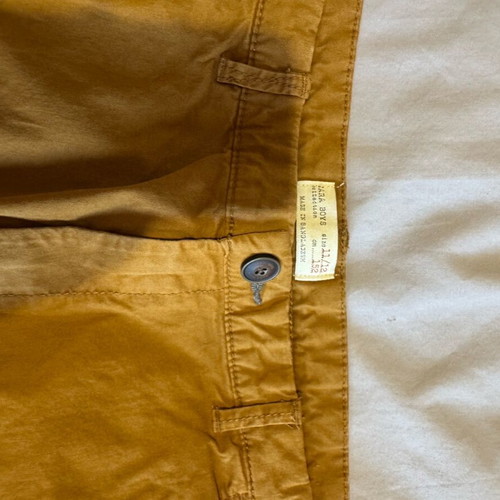 Zara pants like new, size M, brown-yellow