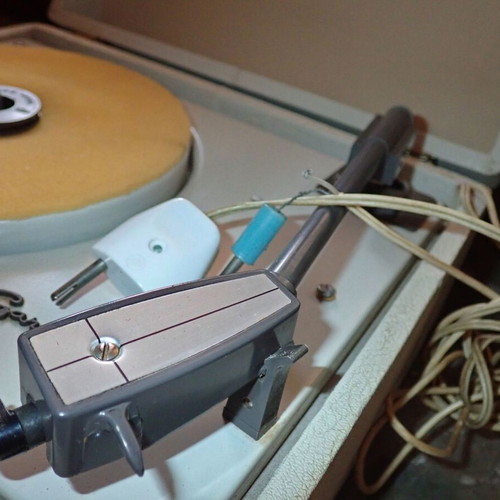 Garrard SRP 10 record player used, vintage 1960s in suitcase
