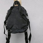 Sequin backpack like new, black and silver