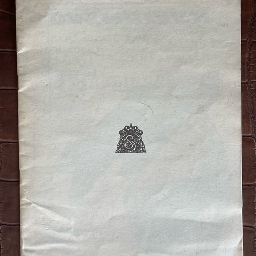 Theatrical program 1968-1969 used, The Importance of Being Earnest