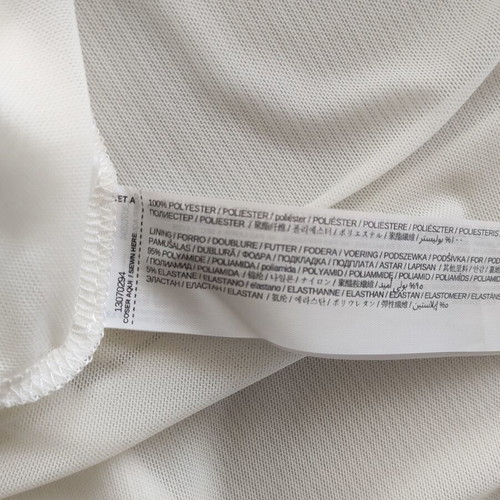 Mango White Pleated Sleeveless Top like new, asymmetric hem