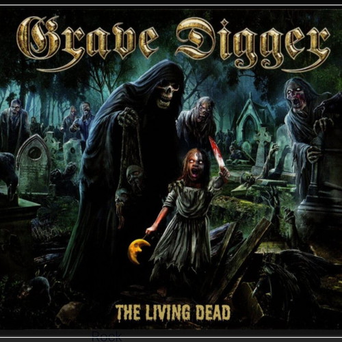 Grave Digger The Living Dead vinyl LP album used, limited edition