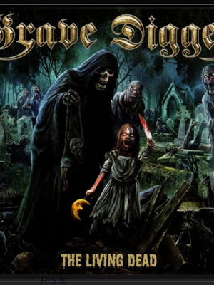 Grave Digger The Living Dead vinyl LP album used, limited edition