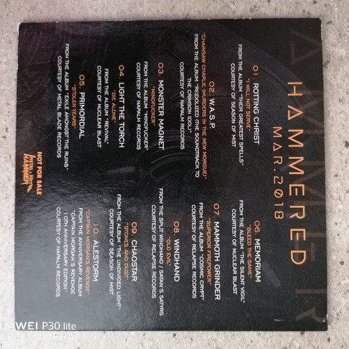 Hammered CD like new, rock