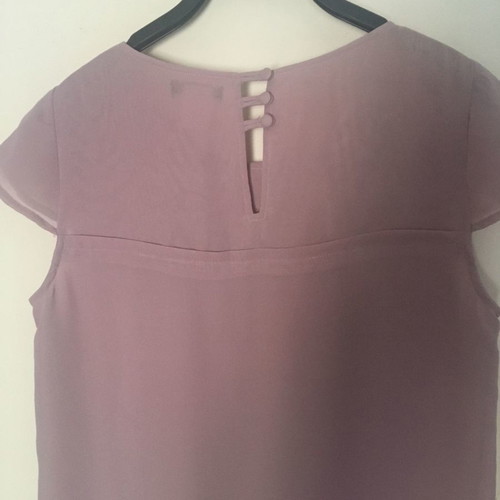 La Redoute romantic short dress used, dusty pink, size S