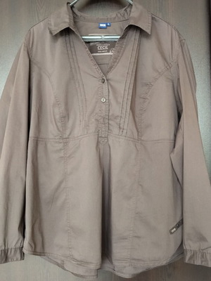 Cecil women's shirt like new, brown, size L