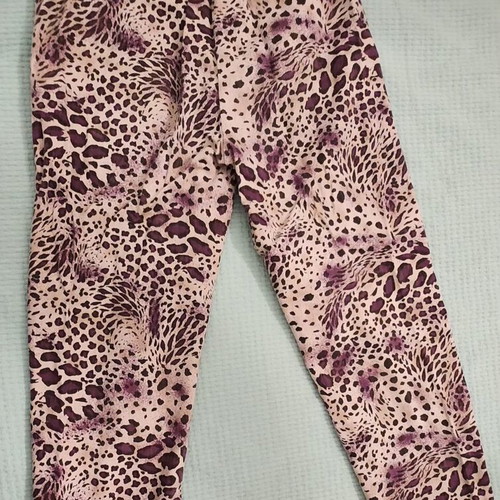 Tensione In women's pants with purple leopard print, like new, size M