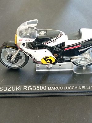Suzuki RGB 500 Marco Lucchinelli 1981 συλλεκτικό μοντέλο σαν καινούργιο